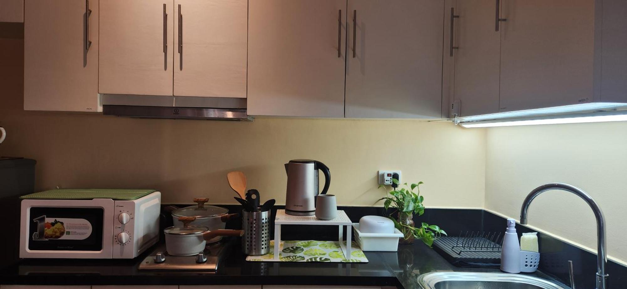 Spacious Cozy Suite At The Venice Mall With Free Parking And Washing Machine (Adults Only) Taguig Bilik gambar